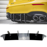 Diffusor Heckdiffusor Heckansatz Heckschürze Schwarz für Mercedes A Kl. W177 A35 A45 AMG ab 2018